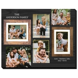 8x10 Same-Day Mounted Print with Christmas Collage Frame design