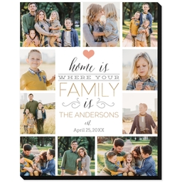 8x10 Same-Day Mounted Print with Family Love design