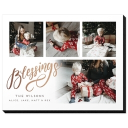8x10 Same-Day Mounted Print with Christmas Blessings design