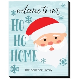 8x10 Same-Day Mounted Print with A Ho Ho Welcome design