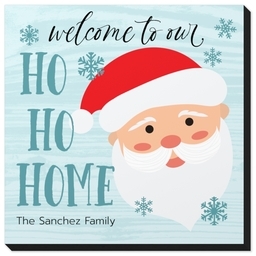 8x8 Same-Day Mounted Print with A Ho Ho Welcome design