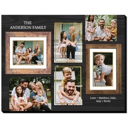 11x14 Same-Day Mounted Print with Christmas Collage Frame design