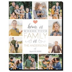11x14 Same-Day Mounted Print with Family Love design