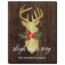 11x14 Same-Day Mounted Print with Sleigh Bells design