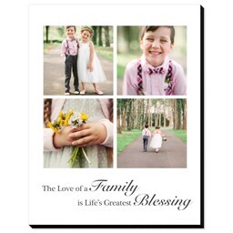 11x14 Same-Day Mounted Print with Family Blessing design