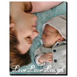 11x14 Same-Day Mounted Print with Live Love Laugh design