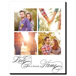 11x14 Same-Day Mounted Print with Love Makes A Home design