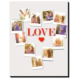11x14 Same-Day Mounted Print with Snapshot Heart design