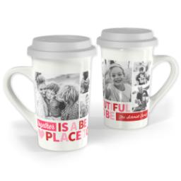 Thumbnail for Premium Grande Photo Mug with Lid, 16oz with Beautiful Together design 1
