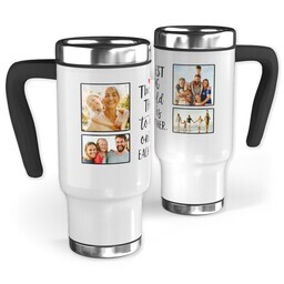 14oz Stainless Steel Travel Photo Mug with Each Other Hearts design