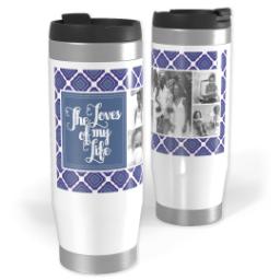 Thumbnail for 14oz Personalized Travel Tumbler with Family Loves design 1