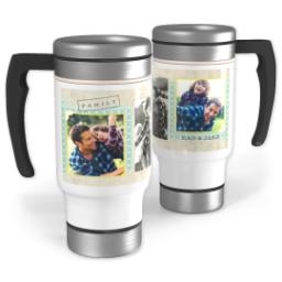 Thumbnail for 14oz Stainless Steel Travel Photo Mug with Family Scrapbook design 1