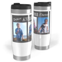 Thumbnail for 14oz Personalized Travel Tumbler with Totally Awesome Family design 1