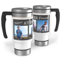 Thumbnail for 14oz Stainless Steel Travel Photo Mug with Totally Awesome Family design 1