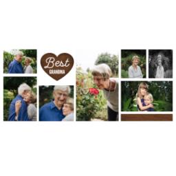 Thumbnail for Premium Grande Photo Mug with Lid, 16oz with Best Grandma Heart design 2