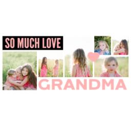 Thumbnail for Premium Grande Photo Mug with Lid, 16oz with So Much Love Grandma design 2