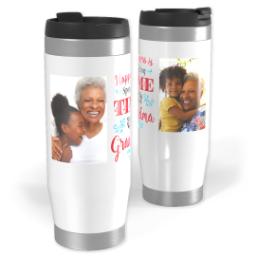 Thumbnail for 14oz Personalized Travel Tumbler with Grandma Time design 1