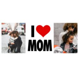 Thumbnail for Premium Grande Photo Mug with Lid, 16oz with I Heart Mom design 2