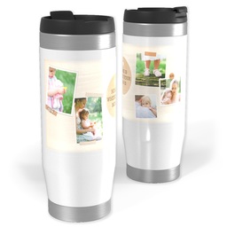 14oz Personalized Travel Tumbler with Mom is Home design