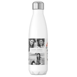 17oz Slim Water Bottle with Be Your Own Change design