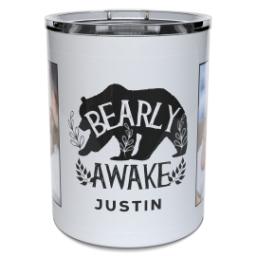 Thumbnail for Personalized Coffee Travel Mugs with Bearly Awake design 2