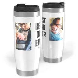 Thumbnail for 14oz Personalized Travel Tumbler with Best Dad Simple design 1