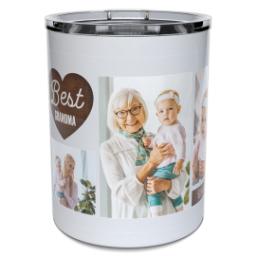 Thumbnail for Insulated Coffee Mug, 11oz with Best Grandma Heart design 2