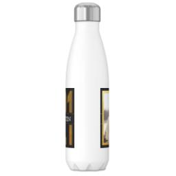 Thumbnail for 17oz Slim Water Bottle with Black and Gold Knock Out design 2