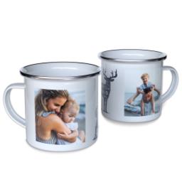 Thumbnail for Personalized Enamel Campfire Mugs with Corinthians design 1
