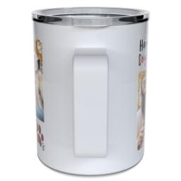 Thumbnail for Personalized Coffee Travel Mugs with Dog Love design 3
