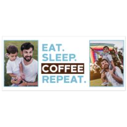Thumbnail for Insulated Coffee Mug, 11oz with Eat Sleep Coffee design 5