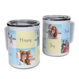 Thumbnail for Personalized Coffee Travel Mugs with Family Blocks design 1