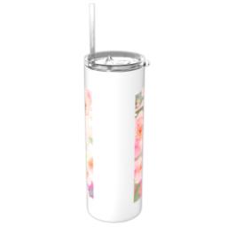Thumbnail for Personalized Tumbler with Straw with Floral Blooms Best Mom design 2