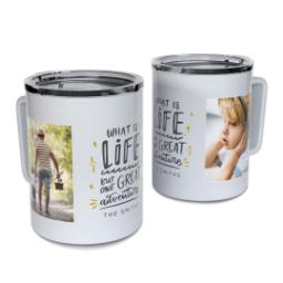 Thumbnail for Insulated Coffee Mug, 11oz with Life Adventure design 1