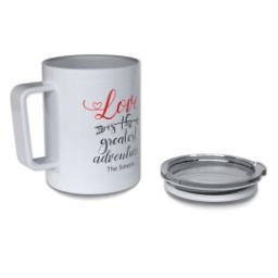Thumbnail for Insulated Coffee Mug, 11oz with Love Adventure design 4