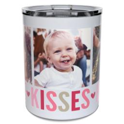 Thumbnail for Personalized Coffee Travel Mugs with Love Kisses Hugs design 2