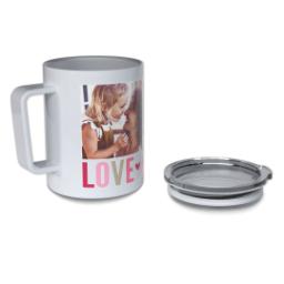 Thumbnail for Personalized Coffee Travel Mugs with Love Kisses Hugs design 4