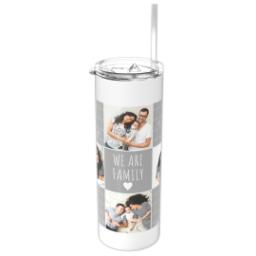 Thumbnail for Personalized Tumbler with Straw with We Are Family design 1