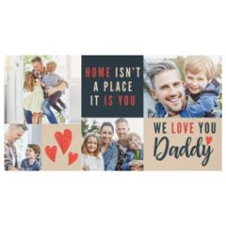 Thumbnail for 14oz Personalized Travel Tumbler with We Love You Dad design 2