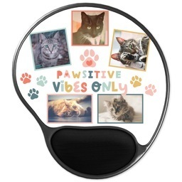 Mouse Pads With Wrist Rest with Four Legged Love design