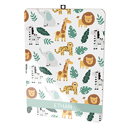 Clipboard - Double-sided with Jungle Pattern design