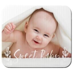 Thumbnail for Ultra Thin Rectangle Mouse Pad with Sweet Baby design 1
