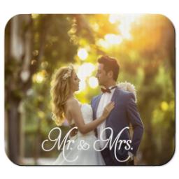 Thumbnail for Photo Mouse Pad with Mr & Mrs design 1