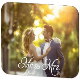 Thumbnail for Photo Mouse Pad with Mr & Mrs design 2
