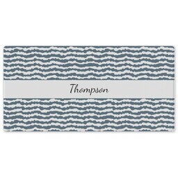 Rubber Backed Desk Mat with Chunky Stripe design
