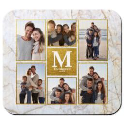 Thumbnail for Picture Mouse Pads with Golden Marble design 1