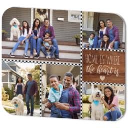 Thumbnail for Photo Mouse Pad with Heart and Home design 2