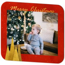Thumbnail for Picture Mouse Pads with Sparkling Gold Christmas design 2