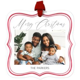 Thumbnail for Personalized Metal Ornament - Fancy Bracket with Bold Frame design 1