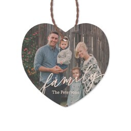 Bamboo Ornament - Heart with Family Editable design